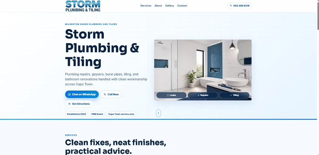 Storm Plumbing & Tiling